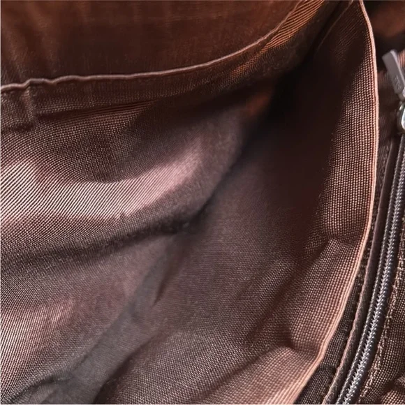 Burberry Beige and Brown Checkered Tote - Picture 12 of 13